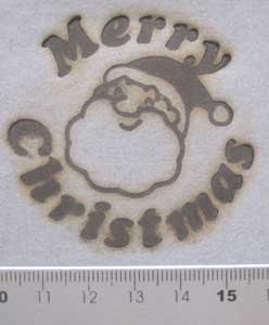 クリスマス焼印